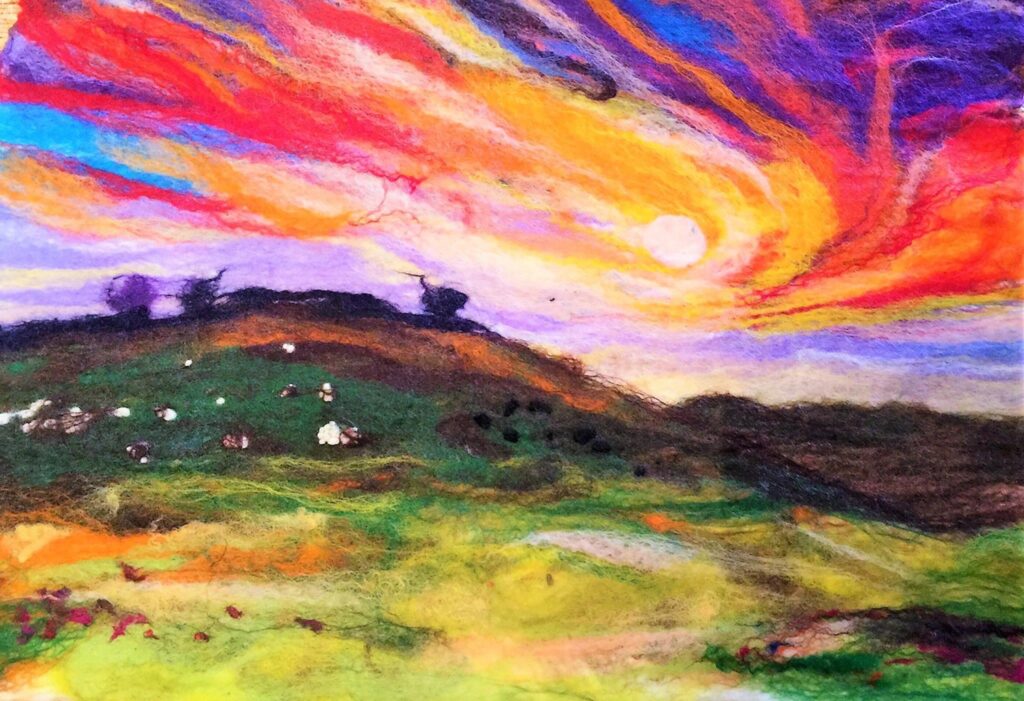 Wet Felt - Landscape