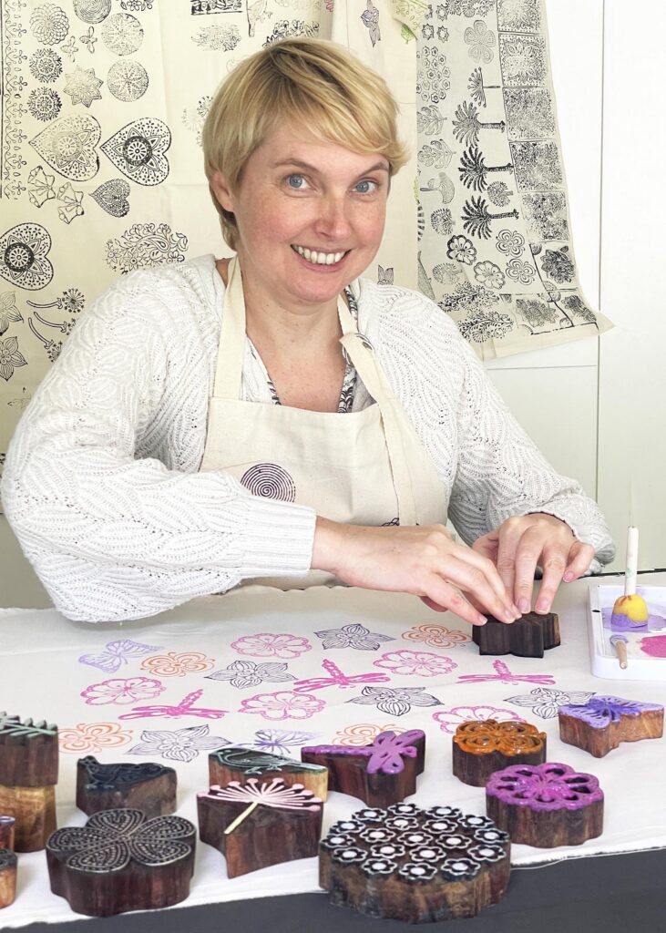 Indian Wood Block Printing workshop 1