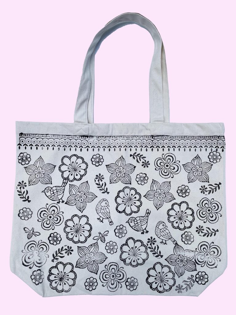 Indian Wood Block Printing workshop 3